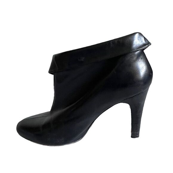 MICHAEL MICHAEL KORS Leather High Heel Ankle Boots Black 9.5 - Picture 7 of 14